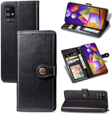 Skórzany Etui Pokrowiec dla Samsung Galaxy M31S - Etui na telefon, ceny ...