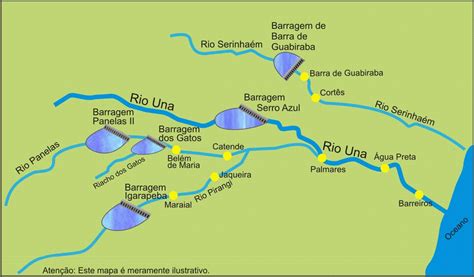 Bacia Hidrográfica Do Rio Una Projeto Barragens Pe