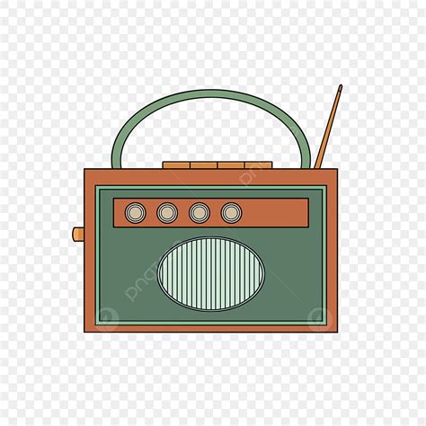 Retro Radio Clipart Transparent PNG Hd Vintage Retro Wireless Radio