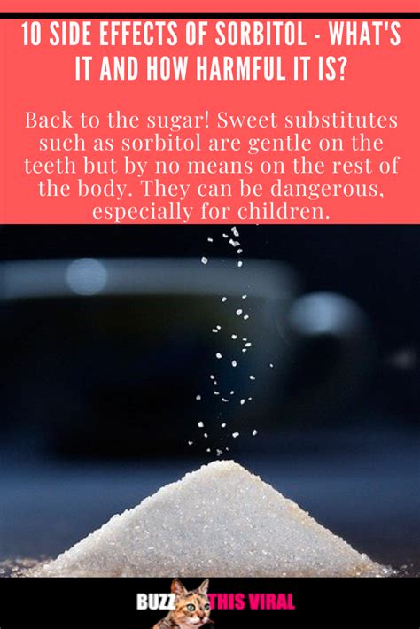 The Artificially Produced Sweetener Sorbitol Is Getting Contained In