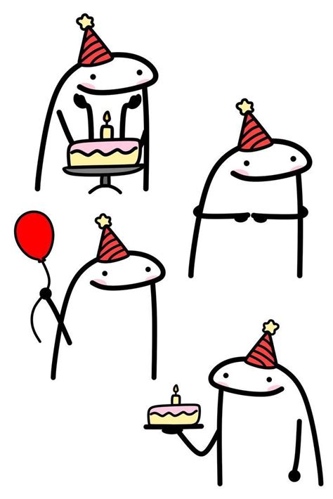 Pin By On Flork Funny Stick Figures Birthday Card Drawing