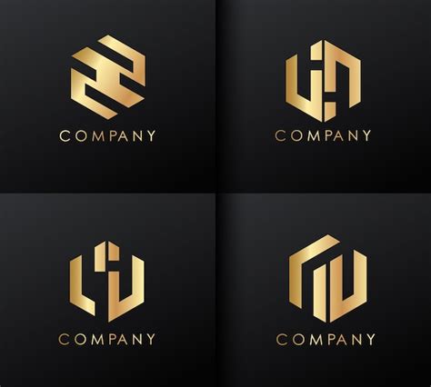 Premium Vector Abstract Golden Logo Template