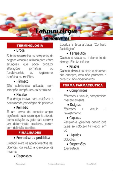 Resumos Sobre Farmacologia I E Muitos Outros No Passei Direto