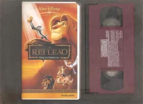 Vhs O Rei Le O Original Walt Disney Vers O Nova Dublado Venda Em