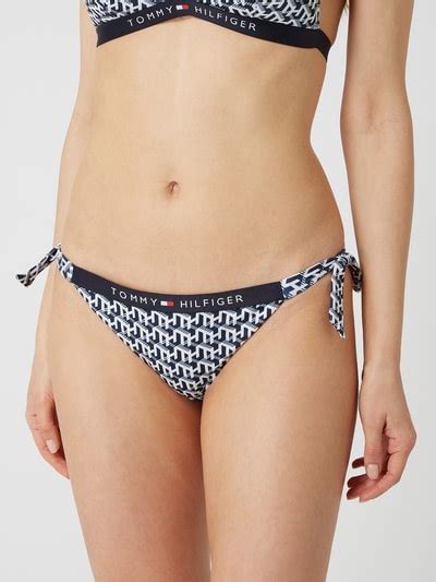 Tommy Hilfiger Bikini Slip Mit Schn Rung Dunkelblau Online Kaufen