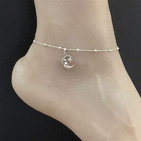 Star Ankle Bracelet Etsy