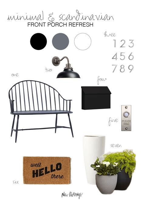 Curb Appeal: 3 Styles - New Darlings | Scandinavian benches, Front