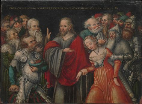 Lucas Cranach The Younger And Workshop Christ And The Adulteress The Metropolitan Museum Of Art