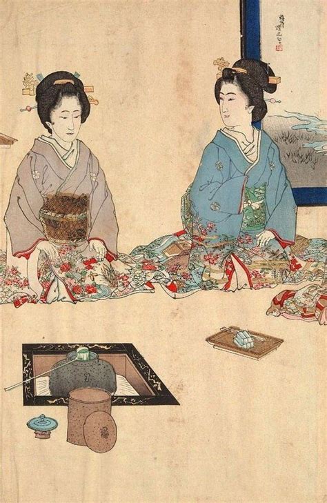 Пин от пользователя Gigi graves на доске Woodblock | Японская чайная ...