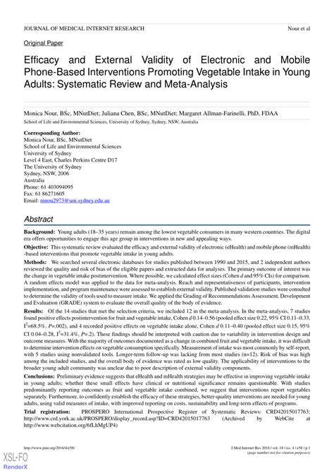 Pdf Efficacy And External Validity Of Electronic And Mobile Phone