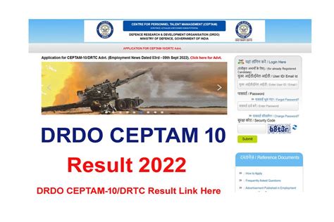 Drdo Ceptam Sta B Result Check Tier I Cbt Result Score Card