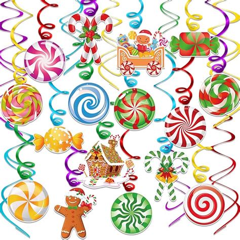 Amazon Howaf Christmas Hanging Swirl Decoration Christmas Party