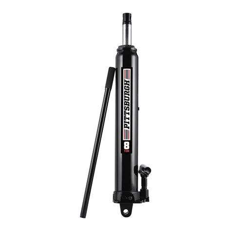 8 Ton Super Heavy Duty Long Ram Round Bottom Air Hydraulic Jack