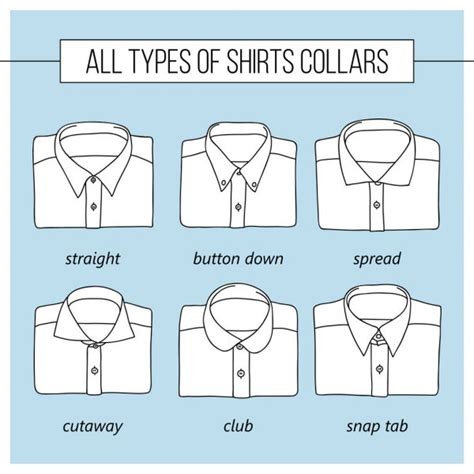 25 Dress Shirt Collars Vector Images Dress Shirt Collars Illustrations