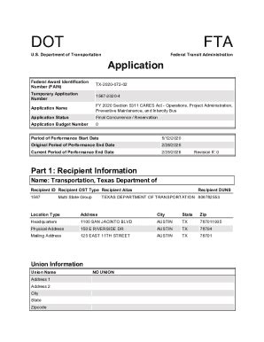 Fillable Online Fy Section Cares Act Operations Project