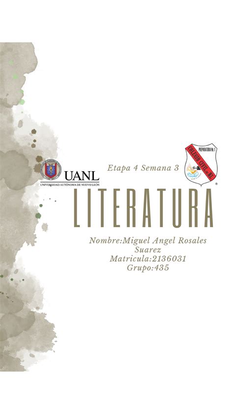 Literatura Actividad De Requisito 3 Etapa 4 Literatura II Studocu