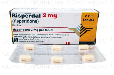 Risperdal Tab 2mg 12s