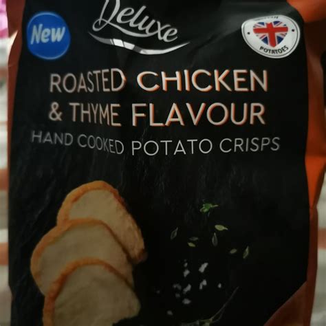 Deluxe Roast Chicken And Thyme Flavour Hand Cooked Potato Crisps Review Abillion