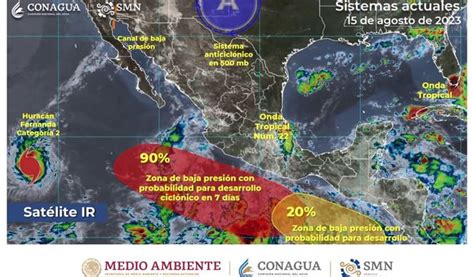 Gobierno De M Xico Emite Alerta Por Efectos De Una Baja Presi N Cercana