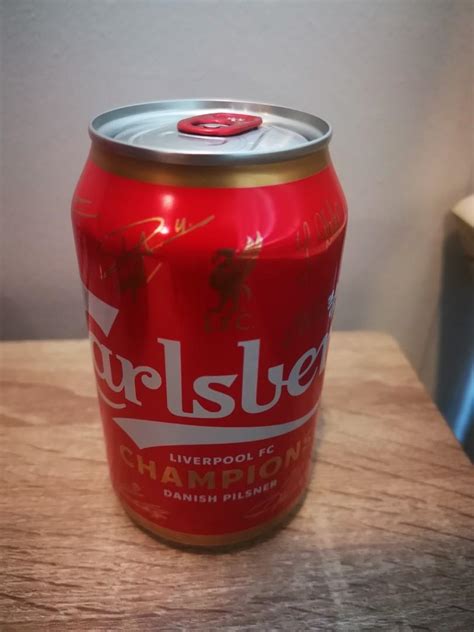 Liverpool Fc Carlsberg Beer Can Limited Edition Food Drinks