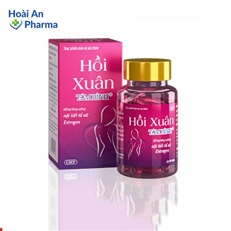 Hồi Xuân Tâm Bình Hộp 40 Viên Cải Thiện Tăng Cường Sinh Lý Nữ