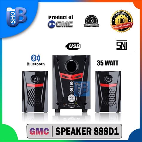 Jual Speaker Aktif Bluetooth Gmc Speaker D Usb Mp Indonesia Shopee