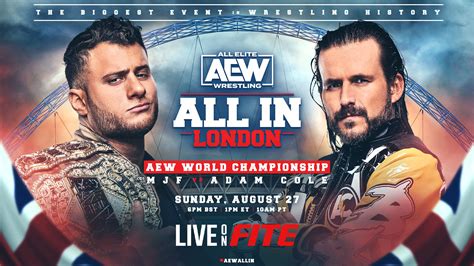 Faites Vos Pronostics Sur Aew All In Catch Newz