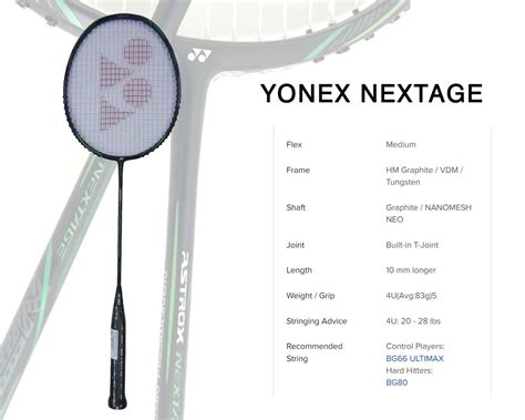 Comparing Yonex Astrox Nextage Vs Yonex Nanoflare Nextage Unravelling