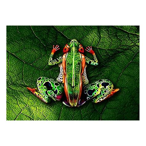 Peinture diamant thème grenouille broderie 5D animal point de croix