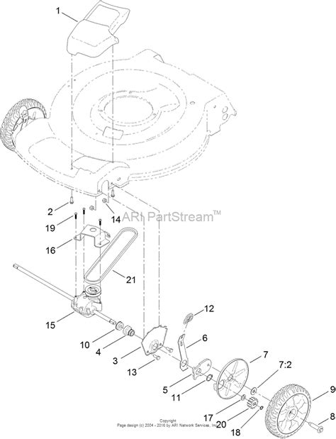 Toro 20370 22in Recycler Lawn Mower 2012 Sn 312000001 312999999 Parts Diagram For