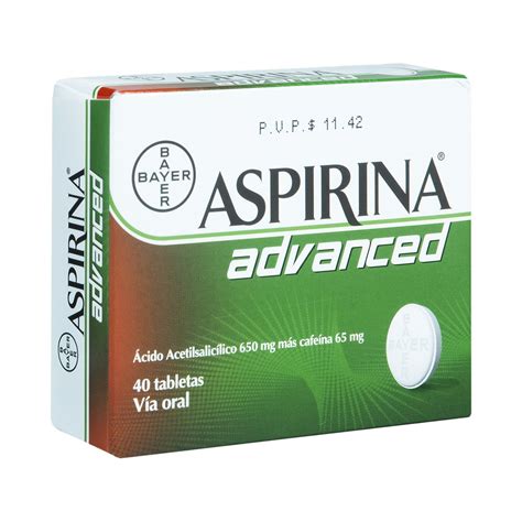 Caja 40 Uds Tabletas Aspirina Advanced 924049