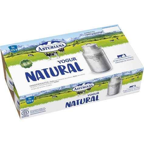 Comprar Yogur Natural Pack Unidades G Asturiana Supermercado