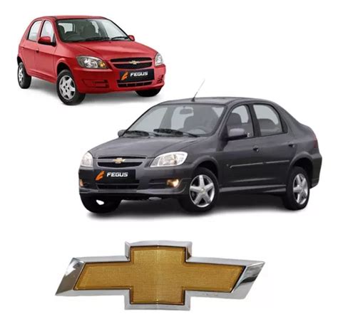 Emblema Gravata Dourado Original Gm Celta Prisma