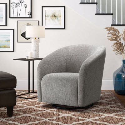 Latitude Run Junetta 29 52 Wide Swivel Armchair Wayfair Accent