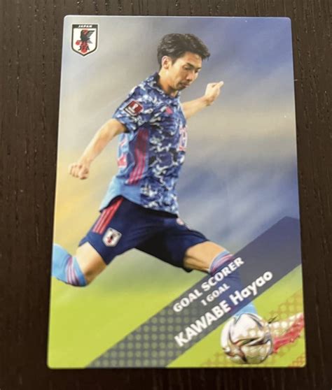 同梱可能 カルビー サッカー日本代表チームチップス2022年 Goal Scorer 川辺 駿ノーマルカードカルビー｜売買された