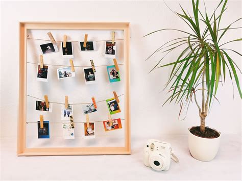 DIY Como Fazer Varal De Fotos Polaroid Em Moldura De Quadro Homify