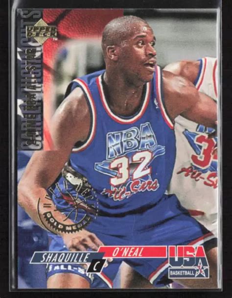 Upper Deck Usa Shaquille O Neal M Daille D Or Ex Eur