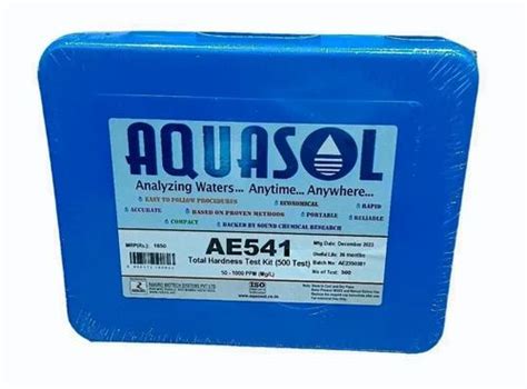 Portable Total Hardness Test Kit AE 541 Packaging Type Plastic Box At