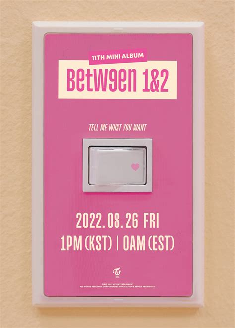 TWICE Announces August Comeback Drops 1st Teaser For BETWEEN 1 2