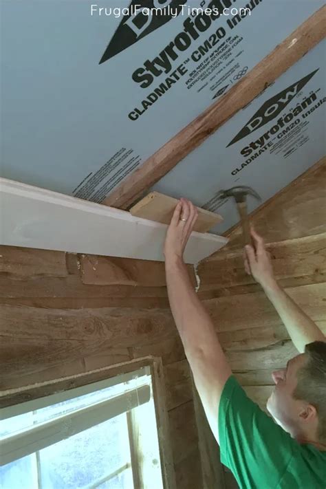 Diy Faux Shiplap Ceiling Shelly Lighting