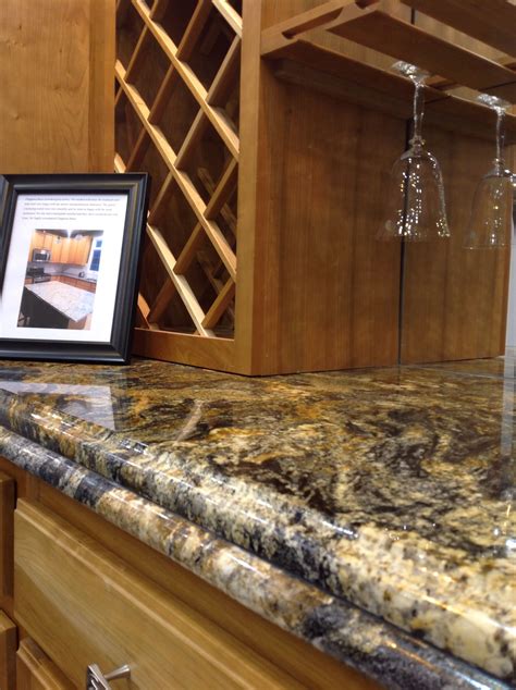 Magma Gold Granite With Double Bullnose Edge By Chippewa Stone