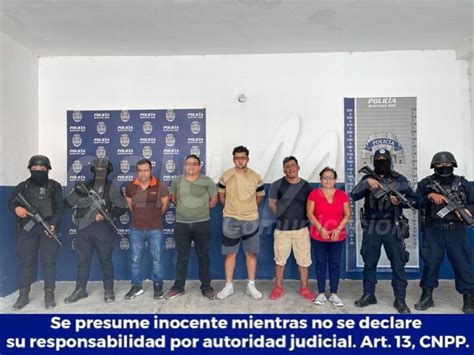 Detienen a cinco sujetos en Chetumal por privación de la libertad