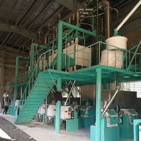 Automatic 50 Ton Per Day Maida Maize Wheat Flour Milling Plant Roller