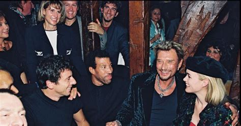 Johnny Et Laeticia Hallyday En 1998 Avec Patrick Bruel Et Florent Pagny