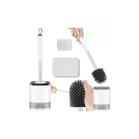 Brosse Wc Toilette En Silicone Support