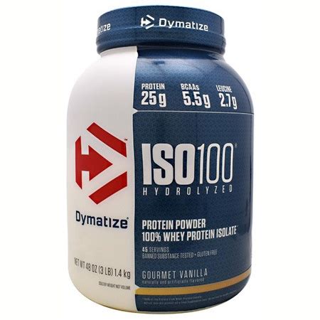 Dymatize ISO 100 Gourmet Vanilla 3 Lb