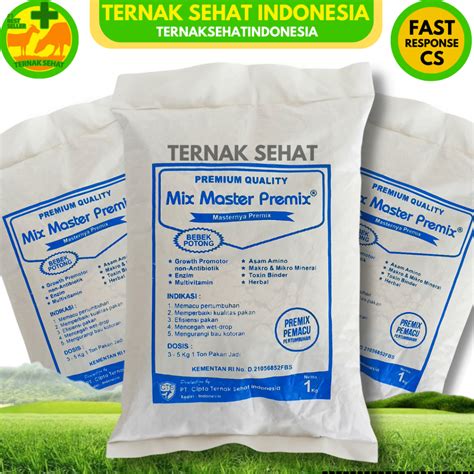 Jual MIX MASTER PREMIX BEBEK POTONG 1 KG Premix Suplemen Pakan Pemacu