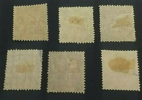 Kappysstamps France Offices In China Canton 6 Different Issues Mint