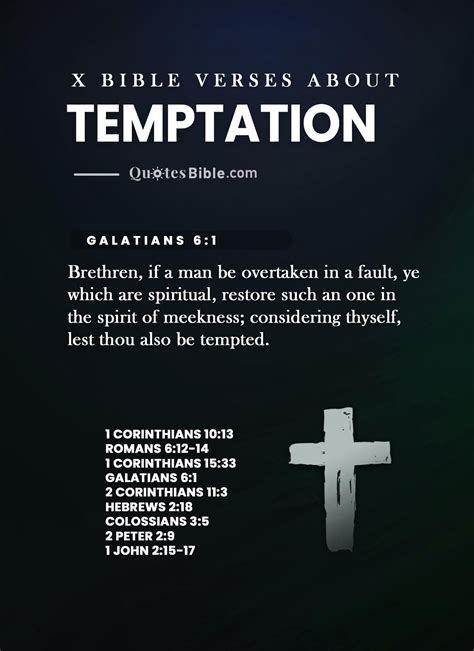 Bible Verses About Temptation