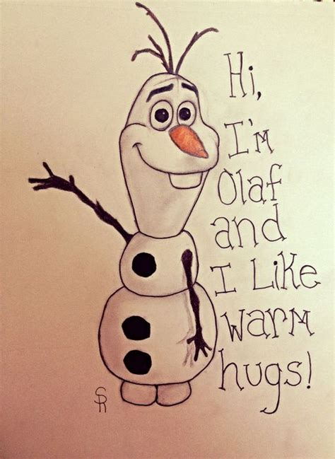 Olaf Drawing Easy at GetDrawings | Free download